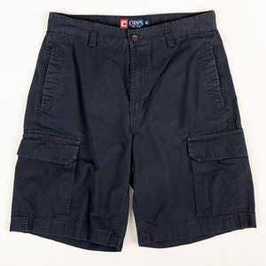 Chaps Men Blue Cargo Shorts Size 30